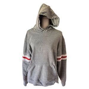 Montfort Gray Oversized Womens Hoodie Boxy Sweatshirt Size Medium